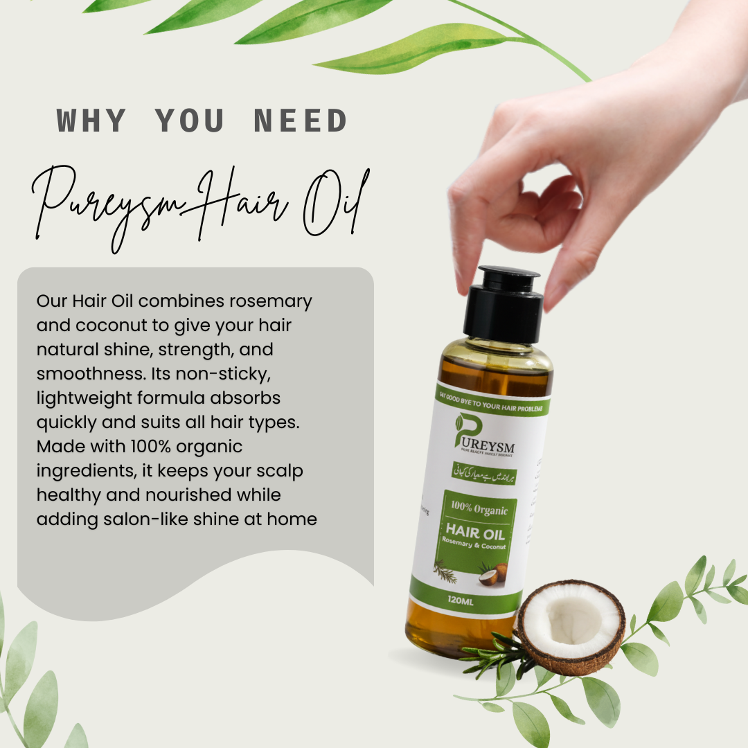 Organic Rosemary & Coco Hair Oil