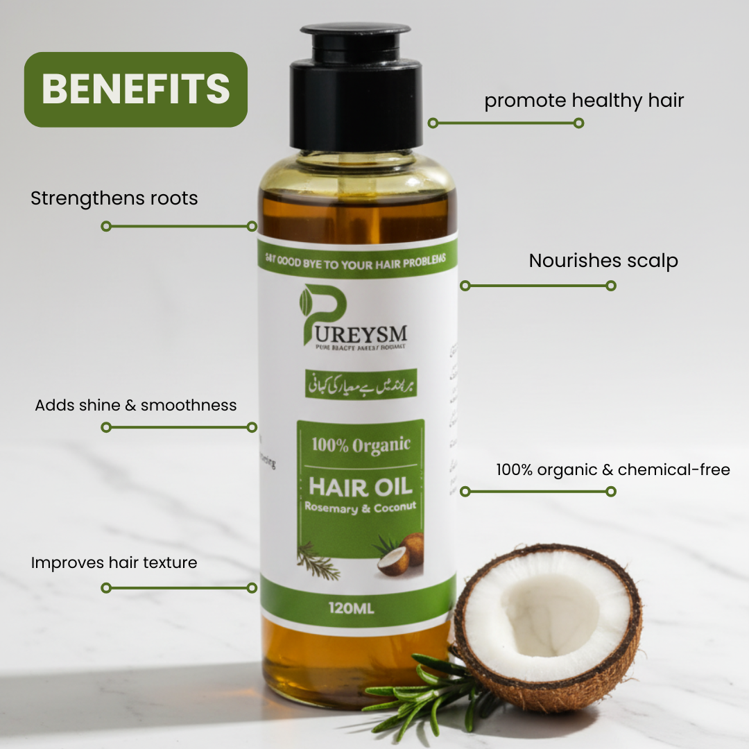 Organic Rosemary & Coco Hair Oil